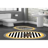 Vivense Dijital Baskı, Kaymaz Taban Ikili Banyo Paspası 100X60 + 60X50 cm RVG5-HS533 - Sarı - 60 cm x 100 cm x 1 cm