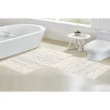 Vivense Dijital Baskı, Kaymaz Taban Ikili Banyo Paspası 100X60 + 60X50 cm RVG5-LNA0013 - Ekru - 60 cm x 100 cm x 1 cm