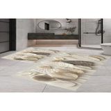 Vivense Dijital Baskı, Kaymaz Taban Ikili Banyo Paspası 100X60 + 60X50 cm RVG5304 - Bej - 60 cm x 100 cm x 1 cm
