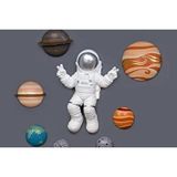Vivense Duvar Aksesuari Astronot Obje, Beyaz Silver Gümüş