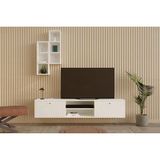 Vivense Eclipse Tv Ünitesi, Beyaz - 180 cm x 35 cm x 35 cm