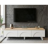 Vivense Eko Bohem Tv Ünitesi, 150 cm - Beyaz - 65 cm x 27 cm x 38 cm