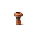 Vivense El Yapimi Kabartmali Terracotta Vazo Çok Renkli