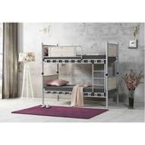 Vivense Elegan Ranza, Beyaz Erik, 90X200 - 90x190 - Antrasit