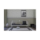 Vivense Elips Minderli Ferforje Sedir, Beyaz, Gm 400 - 185 x 85 cm