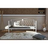 Vivense ELİPS MİNDERLİ FERFORJE SEDİR, BEYAZ, GM 403