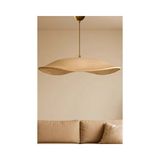 Vivense Enfal Handmade Karbon Beton Avize - 58 cm x 25 cm x 11 cm - Bej