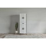 Vivense Esmob Eva Çok Amaçlı 60 x 37 x 180 cm Beyaz Dolap