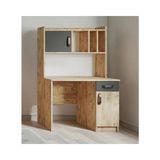 Vivense Esmob Ida Çalışma Masası, Atlantik Çam Antrasit - 95 cm x 60 cm x 154 cm - Ahşap