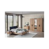 Vivense Eti Yatak Odası Takımı, 5 Kapaklı - Ceviz - 160X200
