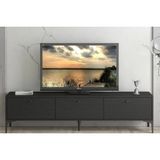 Vivense Etna Premıum Tv Ünitesi, Siyah, 180 cm - 180 cm x 30 cm x 45 cm