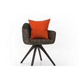 Vivense Etshome Kadife Dokulu Kiremit Kirlent Kilifi 45x45 Kırmızı