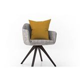 Vivense Etshome Kadife Dokulu Sari Kirlent Kilifi 45x45 Sarı