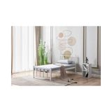 Vivense Evger Metal Karyola, K01, Beyaz, 90X190 - 90 x 190 cm
