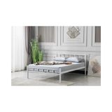 Vivense Evger Metal Karyola, K90, Beyaz, 120X200 - 120 x 200 cm