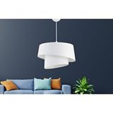Vivense Evlight Baret Pvc 2 Katlı Sarkıt Avize, Beyaz