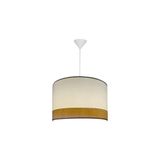 Vivense Evlight Çift Kuşaklı Sarkıt Avize - 38 cm x 20 cm x 70 cm - Bej