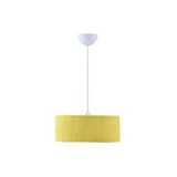 Vivense Evlight Hasir İpli Silindir Bohem Avize, Sari Sarı