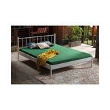 Vivense Falez S Metal Karyola, Beyaz, 120X200 - 120 x 200 cm