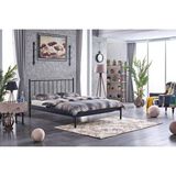 Vivense Falez St Metal Karyola, Siyah, 120x200 Siyah