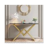 Vivense Fiona Dresuar, Gold Siyah - 120 cm x 30 cm x 75 cm