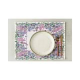 Vivense Flora Lila Pamuklu Altı Adet Amerikan Servisi - 35 cm x 45 cm
