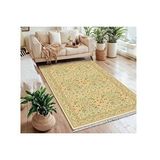 Vivense Flora Vintage Dokuma Taban Hali, 419 Yng, 120x180 Cm Çok Renkli