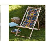 Vivense Folding Şezlong, 06 - Ceviz - 94 cm x 130 cm x 68 cm