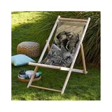 Vivense Folding Şezlong, 22 - Ceviz - 94 cm x 130 cm x 68 cm