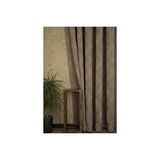 Vivense Fon Perde Prizma Desen Açik Kahve 1-2 Seyrek Pile 60x260 Kahverengi