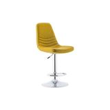 Vivense Forsit Papatya Flanş Ayak Bar Taburesi - Sarı - 70 cm x 70 cm x 110 cm