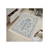 Vivense Fransiz Gülü Vintage Dokuma Taban Hali, 388 Yng, 120x180 Cm Çok Renkli