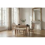Vivense Freya Natural Açılır Mutfak Masa Takımı, 80X120 cm - Naturel - 80X120 KAPALI HALI80X150 ACILMIS HALI