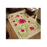 Vivense Fuşya Bahçe Dokuma Taban Hali, 615 Yng, 120x180 Cm Çok Renkli