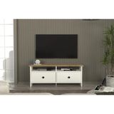 Vivense Gandias Tv Sehpası, 120 cm - Beyaz - 120 cm x 30 cm x 40 cm