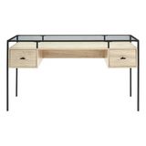 Vivense Gianna Metal Çalışma Masası,siyah - 140 cm x 60 cm x 76 cm