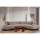 Vivense Girona Modüler L Köşe Koltuk, Açık Bej - Kum Beji - 315 cm x 235 cm x 75 cm
