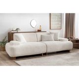 Vivense Girona Üçlü Koltuk, Kumaş Değişimli - Ekru - 250 cm x 108 cm x 75 cm