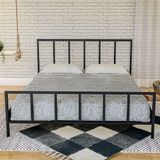 Vivense Gm-212 Vintage Metal Çift Kişilik Siyah 150X200 Karyola