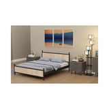 Vivense Gm Çift Kişilik Metal Siyah Sonomo Karyola 160X200 - Meşe