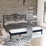 Vivense Gold Dublex Metal Siyah 140X190 Karyola