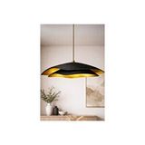 Vivense Handmade Wabi Sabi Karbon Beton Avize, Black Marvante Siyah