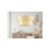 Vivense Hasır Modern Doğal Hazeran Rattan Avize, Bambu - Bej