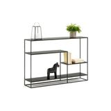 Vivense Hiba Siyah Metal Dresuar Konsol