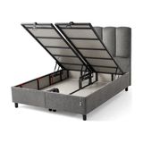 Vivense Hillburn Baza, 100X200 - Koyu Gri