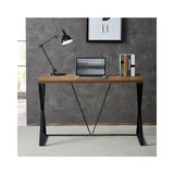 Vivense Holly Metal Çalışma Masası, Siyah - 120 cm x 60 cm x 76 cm