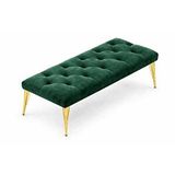 Vivense İdeal Puf, Yeşil, Gold Metal Ayak Altın