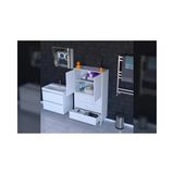 Vivense Ilkim Alt Modül Çekmece Üst Modül Kapak Banyo Dolabı 80 cm - Beyaz