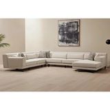 Vivense Jivago Large Köşe Koltuk, Krem, Sağ Köşe - 192 cm x 110 cm x 76 cm