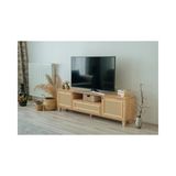 Vivense Jüt Iskandinav Jüt Tv Ünitesi, Kumaş Kapaklı, 180 cm - Meşe